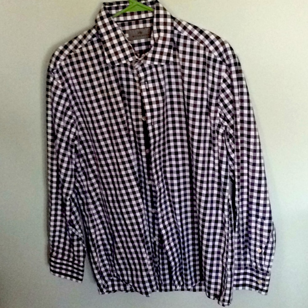 Like new JB Workshop black and white shirt size 17